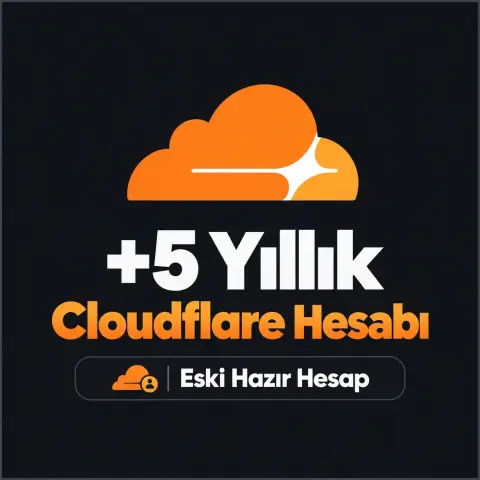 5+ Yıllık Cloudflare Hesabı