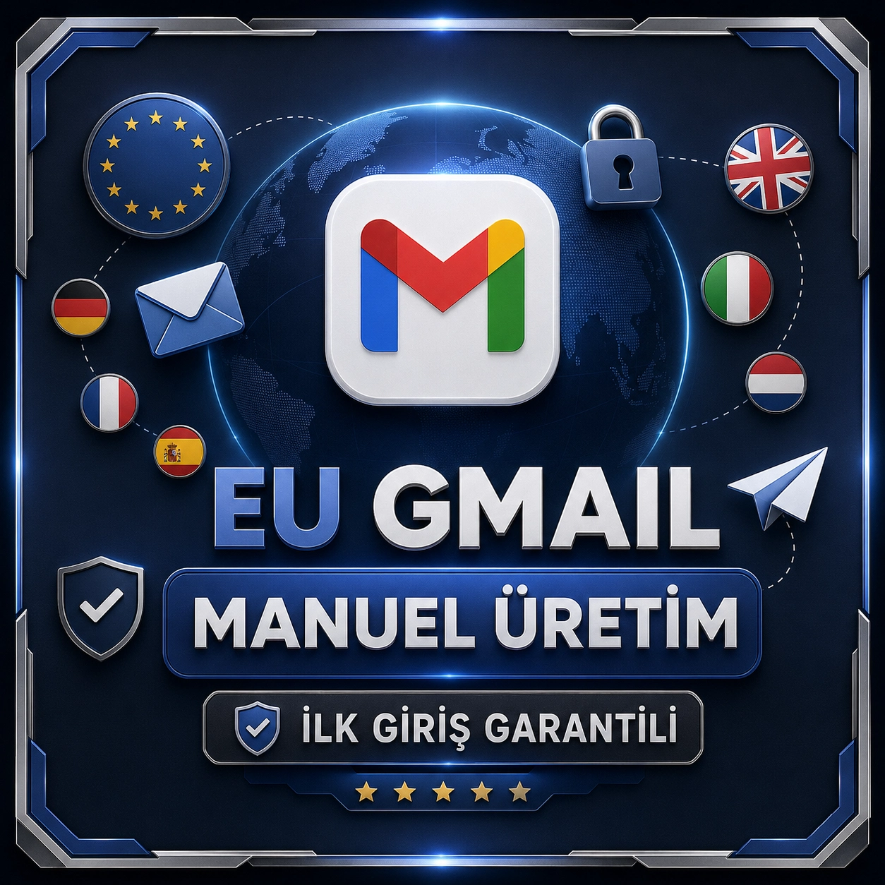EU Gmail Hesabı | Google Adwords Uyumlu