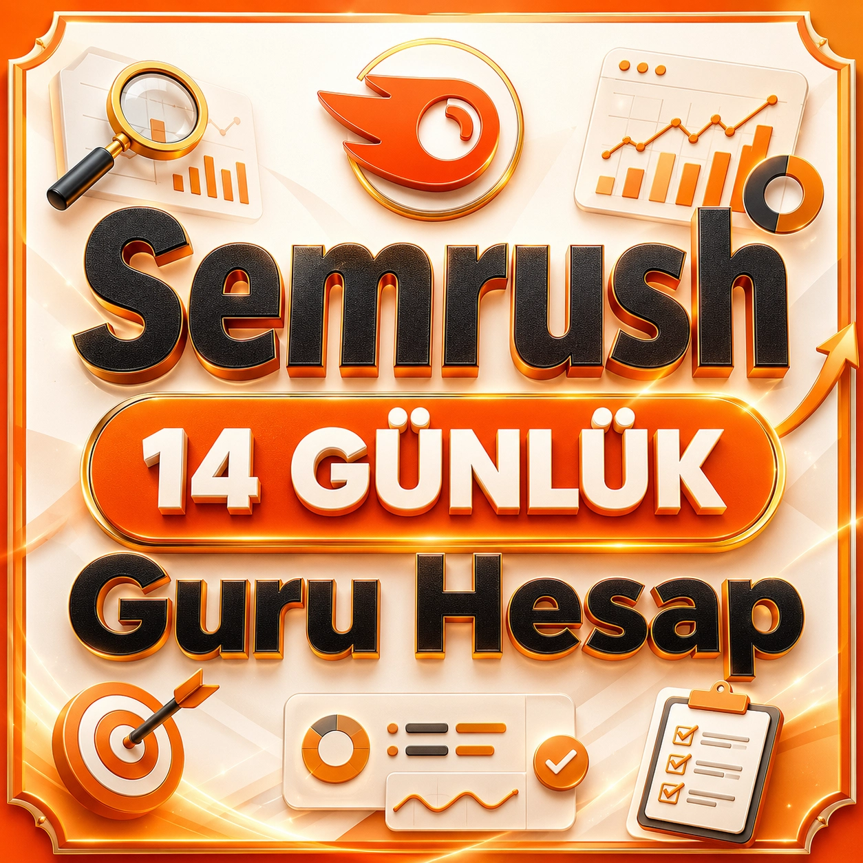Semrush Guru Premium Hesap | 14 Gün Aktif Kullanım